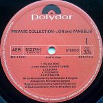 Jon & Vangelis – Private Collection LP Plak - Görsel 3