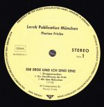Florian Fricke – Die Erde Und Ich Sind Eins - I Am One With The Earth LP Plak - Görsel 3