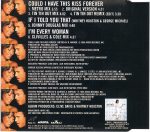 Whitney Houston & Enrique Iglesias – Could I Have This Kiss Forever CD Single - Görsel 2