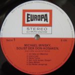 Michael Minsky – Solist Der Don Kosaken LP Plak - Görsel 3