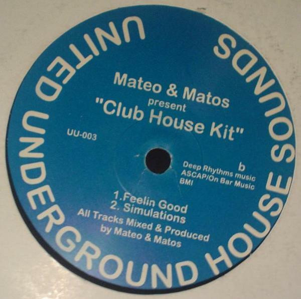 Mateo & Matos – Club House Kit 12''Maxi Single Plak (Deep House)