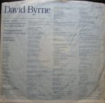David Byrne – Songs From The Broadway Production Of "The Catherine Wheel" LP Plak - Görsel 4