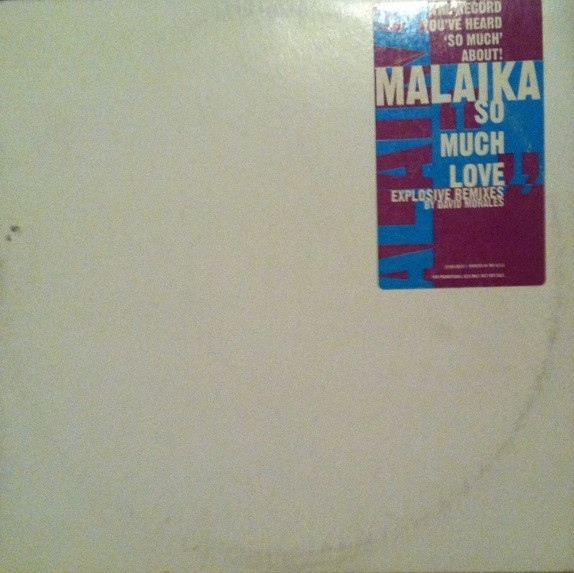 Malaika – So Much Love 2x12''Maxi Single Plak (Early House)