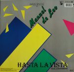 Manuel De Leo – Hasta La Vista 12'' Maxi Single Plak - Görsel 2
