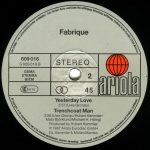 Fabrique – Trenchcoat Man 12'' Maxi Single Plak - Görsel 4