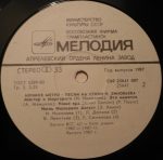 Nikolai Zinoviev - Nochnoye Metro LP Plak - Görsel 3