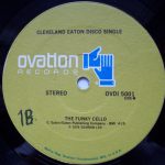 Cleveland Eaton – The Funky Cello / Bama Boogie Woogie 12'' Maxi Single Plak