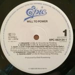 Will To Power – Will To Power LP Plak - Görsel 3