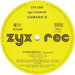 Camaro's – Compañero 12'' Maxi Single Plak - Görsel 4