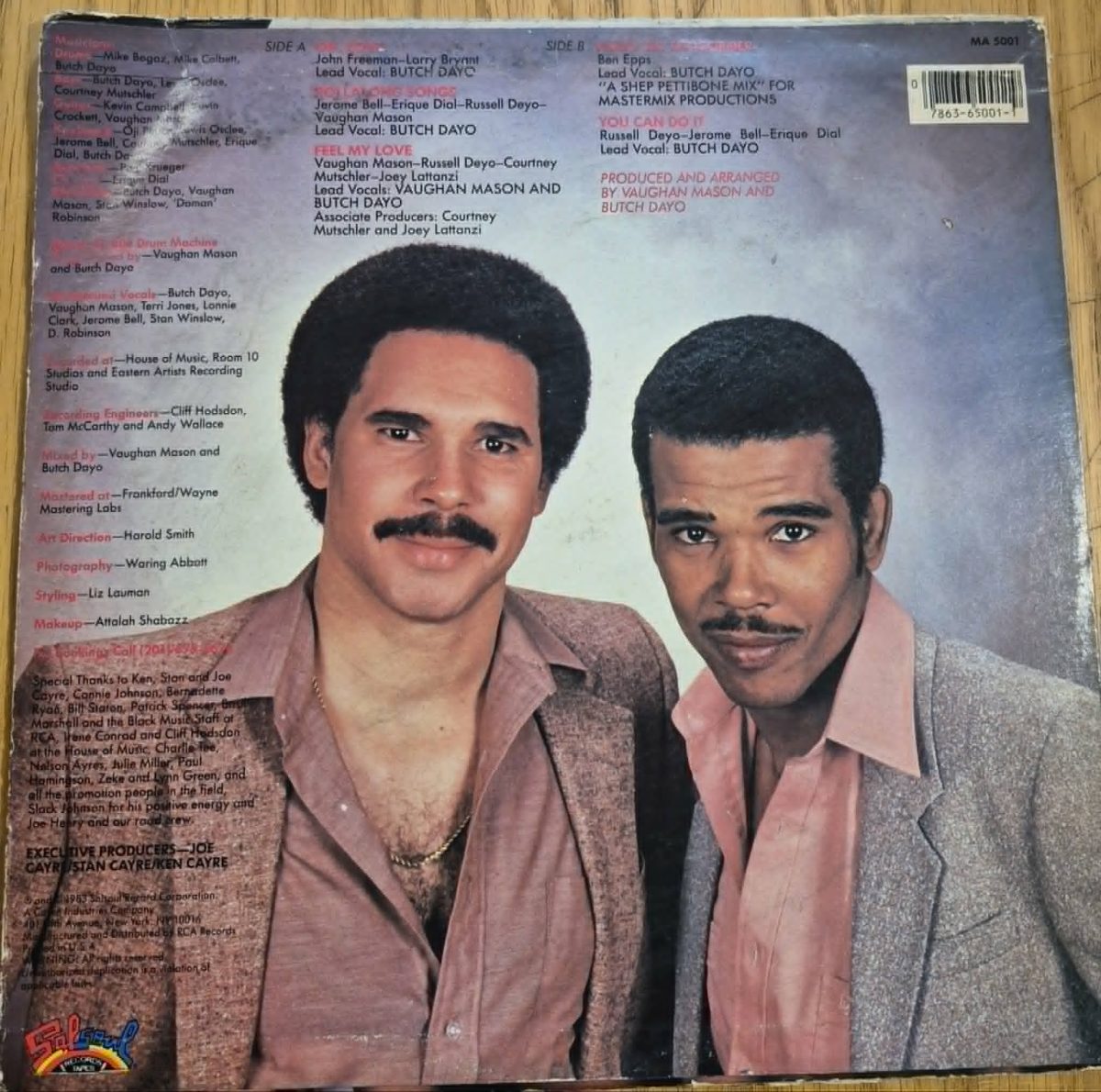 Vaughan Mason And Butch Dayo – Feel My Love LP Plak - Görsel 2