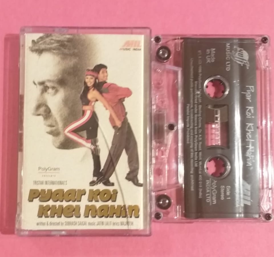 d2e06d18-08e5-4994-a194-b30cc6cca6c2 Jatin Lalit, Majrooh – Pyaar Koi Khel Nahin Kaset Bollywood - Görsel 1