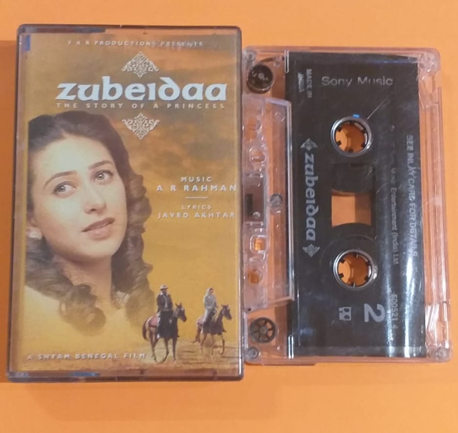 dd6324b0-4811-4c23-be2c-803e86a76458 A R Rahman, Javed Akhtar – Zubeidaa (The Story Of A Princess) Kaset Bollywood - Görsel 1