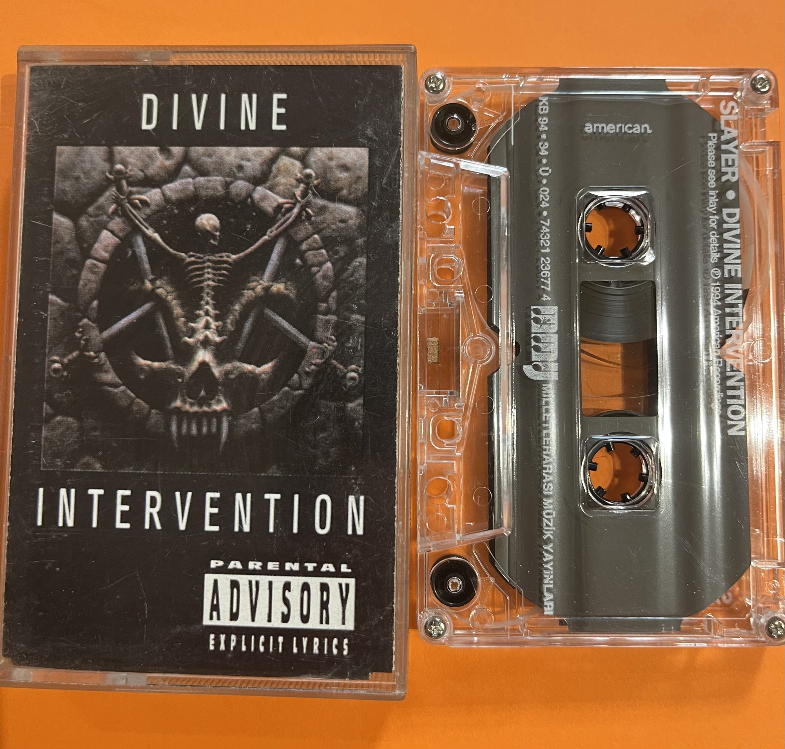 IMG_3232 Slayer – Divine Intervention Kaset - Görsel 1