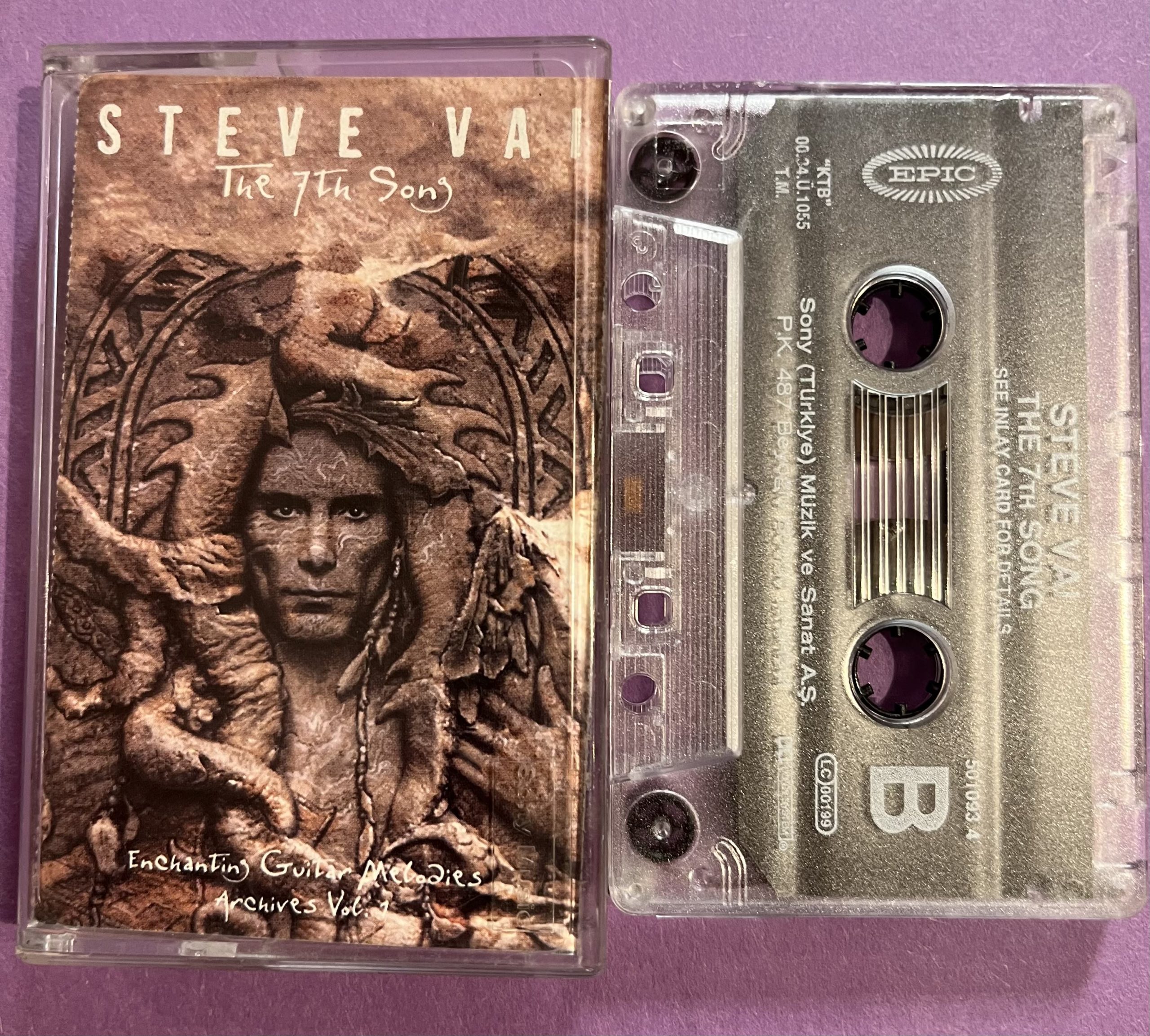 IMG_3236 Steve Vai – The 7th Song: Enchanting Guitar Melodies - Archives Vol. 1 Kaset - Görsel 1
