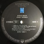 Steve Reich – Early Works LP Plak - Görsel 3