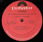 Chick Corea & Return To Forever – Light As A Feather - Görsel 3