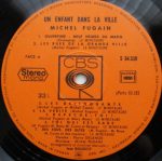 Michel Fugain – Un Enfant Dans La Ville LP Plak - Görsel 3