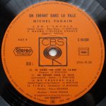 Michel Fugain – Un Enfant Dans La Ville LP Plak - Görsel 4