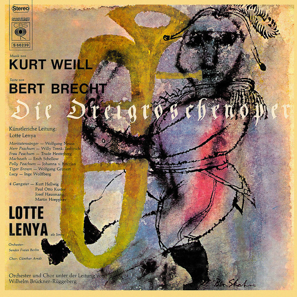 Kurt Weill, Bert Brecht, Lotte Lenya – Die Dreigroschenoper 2LP Plak
