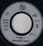 Shakespear's Sister – Run Silent 45lik Plak - Görsel 4