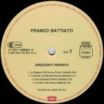 Franco Battiato – Orizzonti Perduti LP Plak - Görsel 3