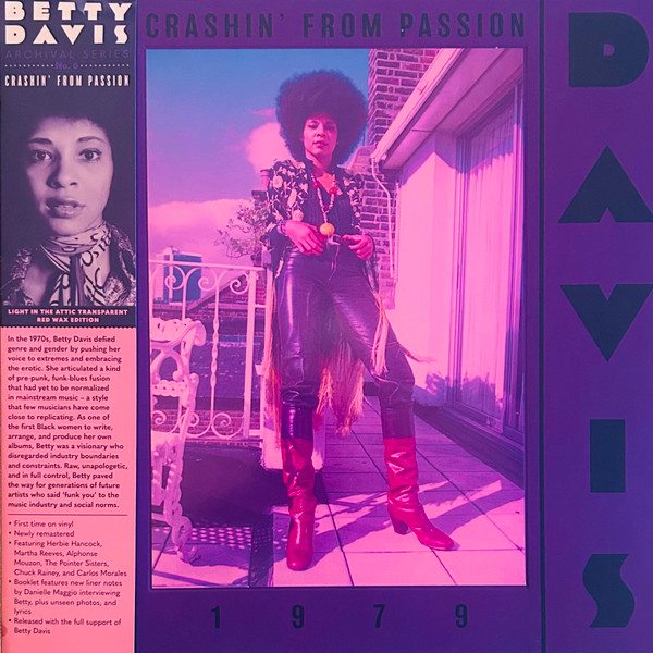 Betty Davis – Crashin' From Passion LP Plak