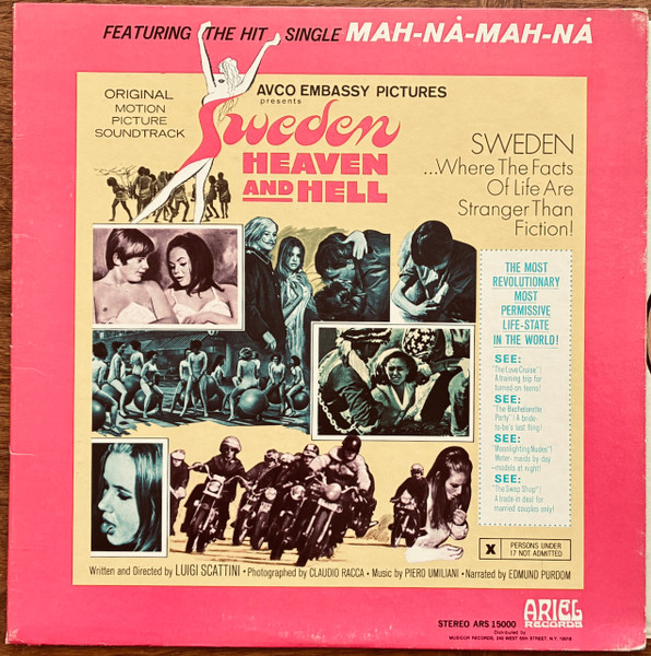 Piero Umiliani – Sweden Heaven And Hell (Original Motion Picture Soundtrack) LP Plak