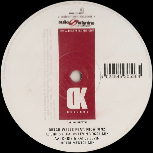 Mitch Wells Feat. Nica Ionz – Where I 12'' Maxi Single Plak (Progressive House)