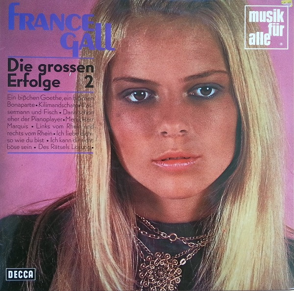France Gall – Die Grossen Erfolge 2 LP Plak