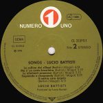 Lucio Battisti – Songs 2xLP - Görsel 3