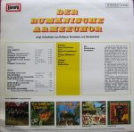 Der Rumänische Armeechor – Singt Volkslieder Aus Rußland, Rumänien Und Deutschland LP Plak - Görsel 2