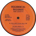 Tony Esposito – Papa Chico (Remix) 12'' Maxi Single - Görsel 3