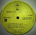 Kansas – Monolith LP Plak - Görsel 3