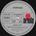 Barrabas – Watch Out LP Plak - Görsel 3