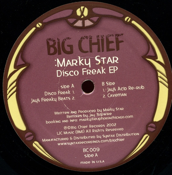 Marky Star – Disco Freak EP 12'' Maxi Single (House)