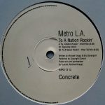 Metro L.A. – To A Nation Rockin' 12'' Maxi Single (Early House) - Görsel 3