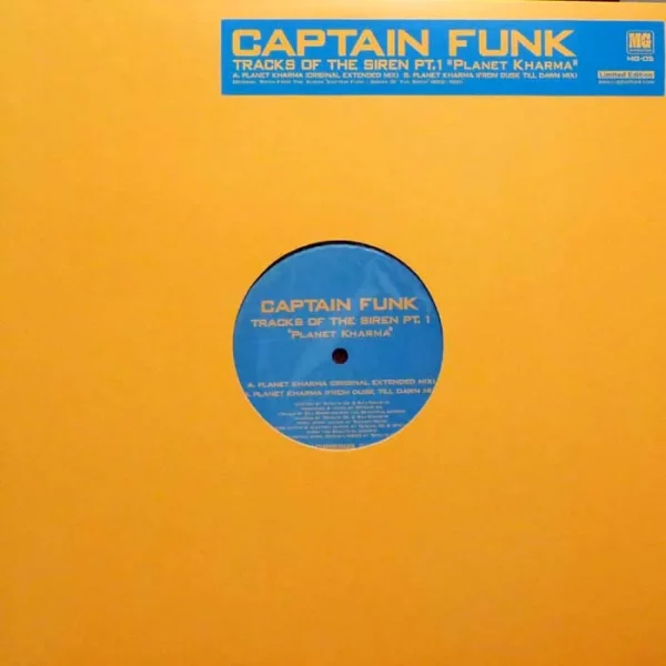 Captain Funk – Tracks Of The Siren Pt. 1 12'' Maxi Single Plak (Electronic)