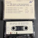 Ian Dury And The Blockheads – 'Hit Me With Your Rhythm Stick 91' Promo Kaset