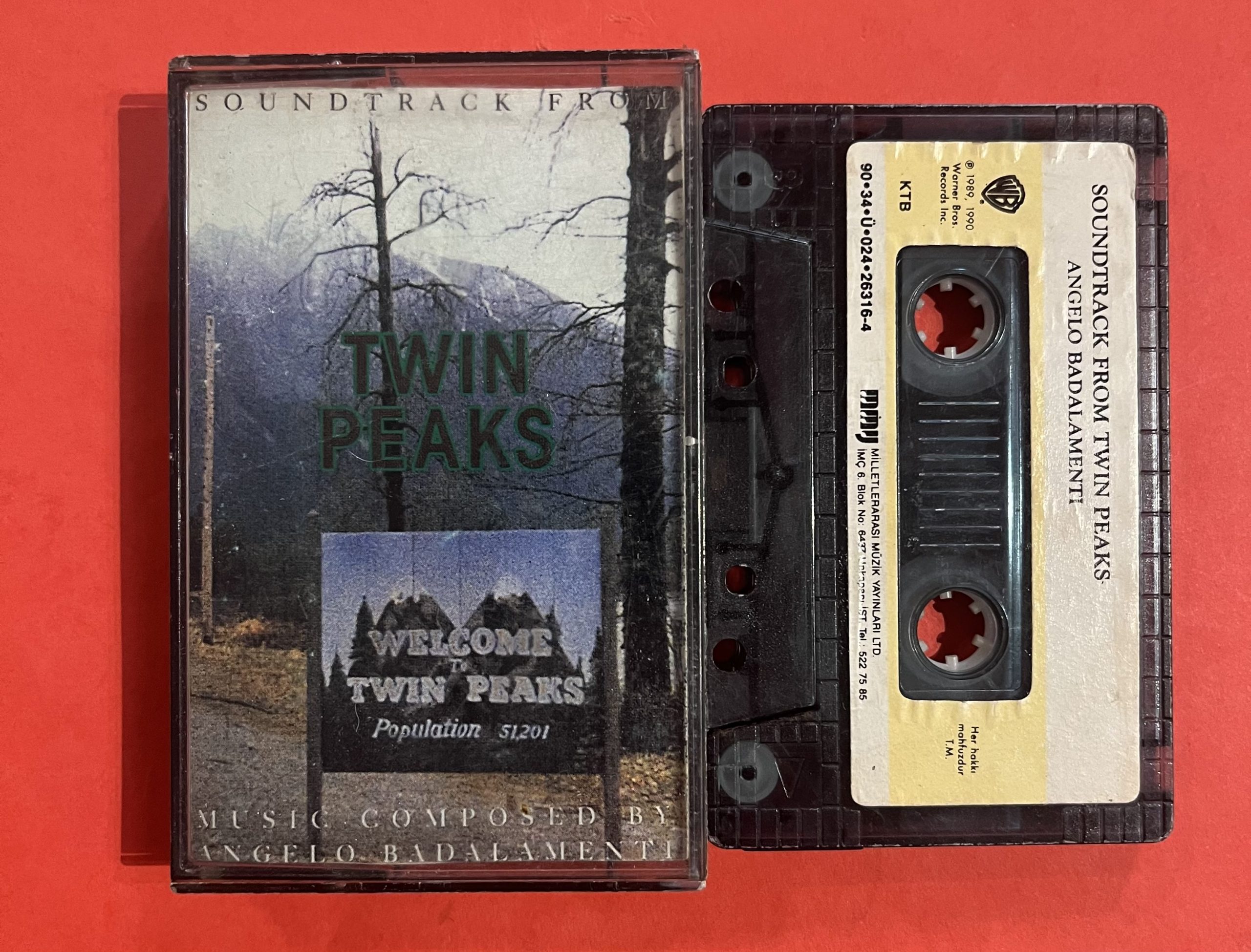 IMG_6720 Angelo Badalamenti – Music From Twin Peaks Kaset - Görsel 1