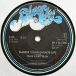 Dan Hartman – Hands Down 12'' Maxi Single Plak - Görsel 4