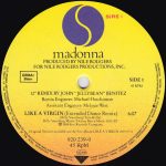 Madonna – Like A Virgin 12'' Maxi Single Plak - Görsel 3