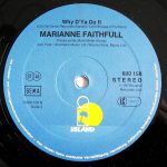 Marianne Faithfull – Broken English 12'' Maxi Single Plak - Görsel 3