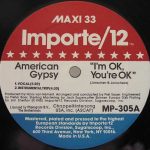American Gypsy – I'm OK, You're OK 12'' Maxi Single Plak