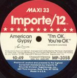 American Gypsy – I'm OK, You're OK 12'' Maxi Single Plak - Görsel 2