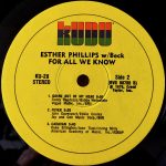 Esther Phillips With Beck – For All We Know LP Plak - Görsel 4