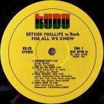 Esther Phillips With Beck – For All We Know LP Plak - Görsel 3