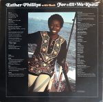 Esther Phillips With Beck – For All We Know LP Plak - Görsel 2