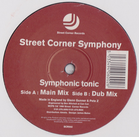 Street Corner Symphony – Symphonic Tonic 12'' Maxi Single Plak (House)
