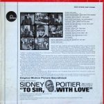 To Sir, With Love Original Motion Picture Soundtrack LP Plak - Görsel 2