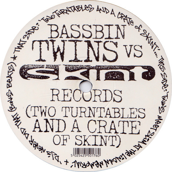 Bassbin Twins – Bassbin Twins Vs Skint Records (Two Turntables And A Crate Of Skint) 12'' Maxi Single Plak